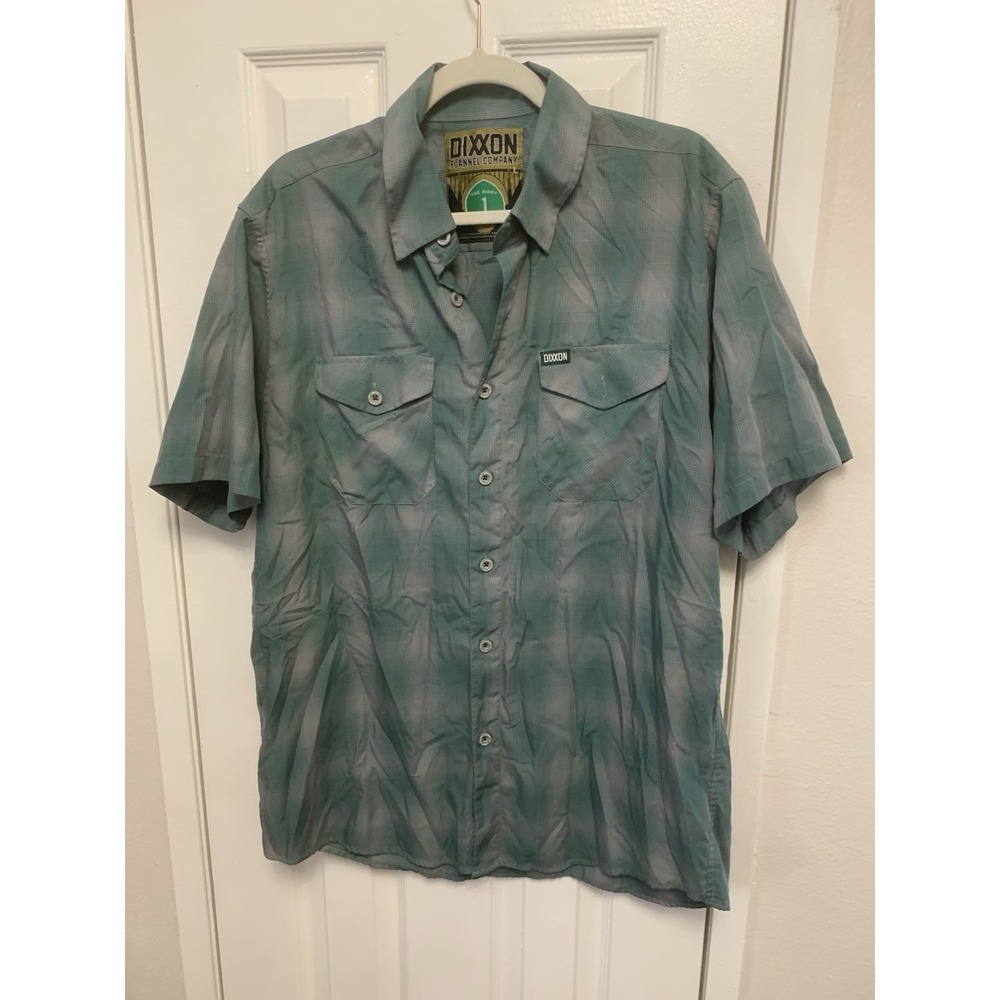 Dixxon Flannel Company The Bixby 1 Button Down Short Sleeve Shirt Mens Large